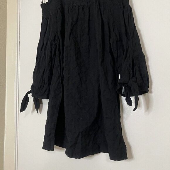 NWOT CASLON long sleeve cold shoulder cotton tunic top size Small - Picture 2 of 5